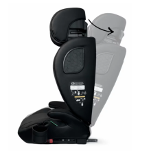 Aga Design Hamilton Tech 100-150cm i-size fix Art.55140 Diamond Black Автокресло 15-36кг