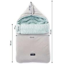 Womar Zaffiro Wrap Premium 5in1 Art.55199 Bloom Grey ratu guļammaiss 5in1