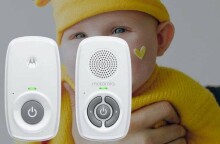 Motorola  Babyphone Art.AM21 White Bērnu uzraudzības sistēma