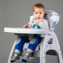Caretero Table Homee Art.55521 Mint Barošanas krēsliņš+galdiņš transformeris