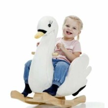 Little Rocker Swan Art.GT67021   Мягкое кресло-качалка с поддержкой спинки