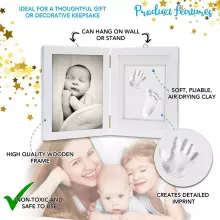 Chuckle Baby Art Art.55701 Hand and Foot Print  Divdaļīgais rāmītis ar nospiedumiem