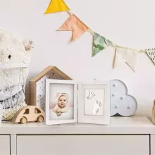 Chuckle Baby Art Art.55701 Hand and Foot Print  Divdaļīgais rāmītis ar nospiedumiem