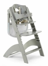 Childhome Lambda Art.HCL3CSG Grey Koka barošanas krēsls