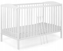 Kiddos Tomi Art.56281 White Деткая деревянная кроватка 120x60см