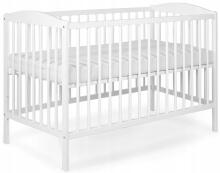 Kiddos Tomi Art.56281 White Деткая деревянная кроватка 120x60см