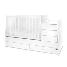 Lorelli Maxi Plus Art.10150580024P White bērnu gulta