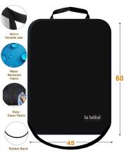 La bebe™ Car Seat Back Protector Art.56793 Black Aizsargpārvalks autosēdeklim