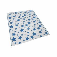 Kids Blanket Summer Cotton Stars Art.G00011 Indigo Natūralios medvilnės antklodė / antklodė vaikams 100x140cm, (B kokybės kategorija)