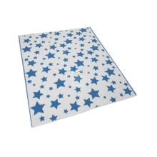 Kids Blanket Summer Cotton Stars Art.G00011 Indigo  Dabīgas kokvilnas pleds/sega bērniem 100x140cm,(B kvalitātes kategorija)