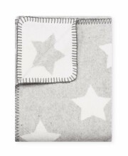 Kids Blanket Summer Cotton Stars Art.G00011 Indigo  Dabīgas kokvilnas pleds/sega bērniem 100x140cm,(B kvalitātes kategorija)