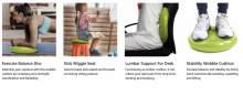 Gym&Fit Seat Balance Cushion Art.57363 Massage Pilllow Masāžas / Balansa disks - viens