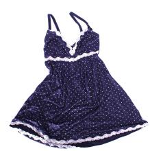 La Bebe™ Nursing Cotton Art.57966 Blue/Milk Mama Grūtnieču/barošanas naktskrekls
