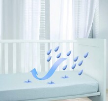 Lorelli Mattres Protector  Art.20070190000 Ūdensnecaurlaidīgs palags gultiņai, 70x140cm