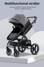Kids Buggy 3 in 1 Art.X1 Black Детская коляска 3 в 1