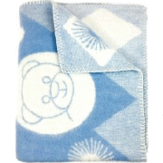 Vaikiškos natūralios vilnos Eco antklodė (antklodė) Art. 0607 Merinosai 70x90cm