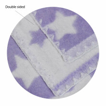 UR Kids Blanket Cotton Art.60142 Stars Violet  Детское одеяло/плед из натурального хлопка 100х140см