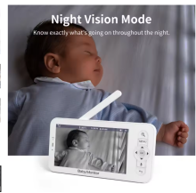 La bebe™ Accessories Wireles Baby Monitor Babyphone Art.60765 White Digitālais bērnu videomonitors