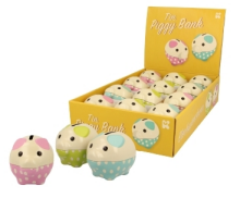Kids Krafts Tin Piggy Bank Art.WD222 Krajkaste Cūciņa