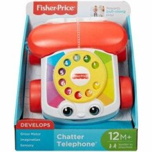 Fisher Price telefono telefonas. FGW66 Mokomasis žaislinis telefonas