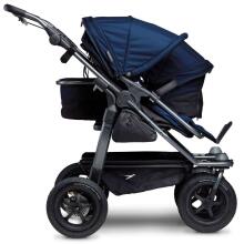 TFK Duo Mono Combi Art.T-D1-KA-334 Navy Высококачественная коляска-трансформер для двойняшек 2 в 1 (погодок)