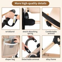 Shineey 3-in-1 Pushchair Buggy Art.U9-X Brown Kоляска 3 в 1