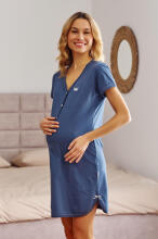 Doctornap  Cotton Night Dress Art.9505 Хлопковая ночная рубашка для беременных/кормления