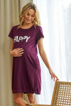 Doctornap  Cotton Night Dress Art.9504 Хлопковая ночная рубашка для беременных/кормления