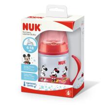 Nuk First Choice Minnie Art.62391 Mācību pudelīte un termokontroli ar silikona snīpīti, 150ml (6-18 mēn.)
