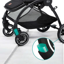 Kinderkraft Evolution Cocoon Art.632551 Bird Universālie rati 2 in1