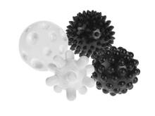 Tullo Sensory Balls Art.461 Masāžas-sensoru bumbu komplekts (4 gab.)
