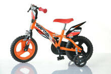 Dino Bikes Dino Raptor Art.612L  Детский двухколесный велосипед с дополнительными колёсиками Collas 12