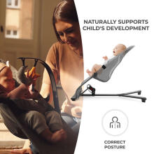 Kinderkraft Mimi Bouncer Art.KBMIMI00GRY0000 Grey  Šūpuļkrēsliņš