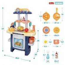 Colorbaby Kitchen My Home  Art.46654 bērnu virtuve ar skaņam