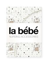 La Bebe™ Cotton 70x140 Art.64286 Bunnies Kokvilnas palags ar gumiju 70x140 cm