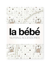 La Bebe™ Cotton 70x140 Art.64286 Bunnies Kokvilnas palags ar gumiju 70x140 cm