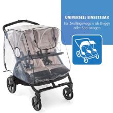Universal Rain Cover for Twins Art.64521 Универсальный дождевик для коляски (двойни/близнецов)