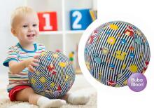 BubaBloon Art.040369 Circles Yellow Латекс баллон с тканевым покрытием