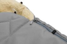 Sensillo Classic Romper Bag Art.824 Light Grey /Wool Детский зимний/cпальный мешок на натуральной овчинке для коляски