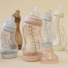 Difrax Bottle Art.707 Light Pink  S- formas pudelīte 310ml