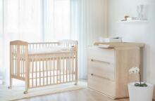 YappyKids YappyQu Art.65781 Natural Детский комплект мебели(комод+кровать)