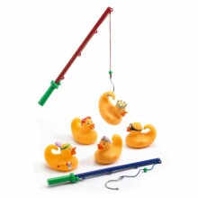 Djeco Art.DJ02114 Fishing Ducks Bērnu vannas rotaļlieta Maršķerējamās Pīles