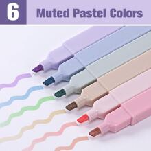 MumdoYAL Dual Tips Highlighter Art.66892 Flomasteru komplekts,6 gab