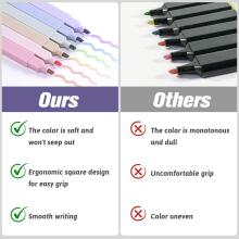 MumdoYAL Dual Tips Highlighter Art.66892 Flomasteru komplekts,6 gab
