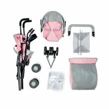 „KinderKraft Lite Up Pink Art“. KKWLITUPNK0000 Vaikščiojimo / sporto vežimėliai