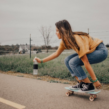Disney Penny Board Art.9932 Star Wars  Детская роликовая доска (Скейтборд)
