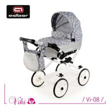 Adbor Viki Art.Vi-08 Leļļu rati ar somu