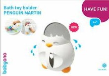 „Babyono Penguin Martin Art.593“ krepšelis vonios žaislams