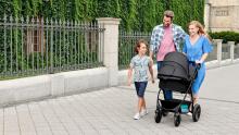 KinderKraft Prime Lite Grey 3 in1 Art.KKWPRLIGRY3000 Универсальная коляска 3 в 1+стильная сумка