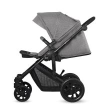 KinderKraft Prime Lite Grey 3 in1 Art.KKWPRLIGRY3000 Универсальная коляска 3 в 1+стильная сумка